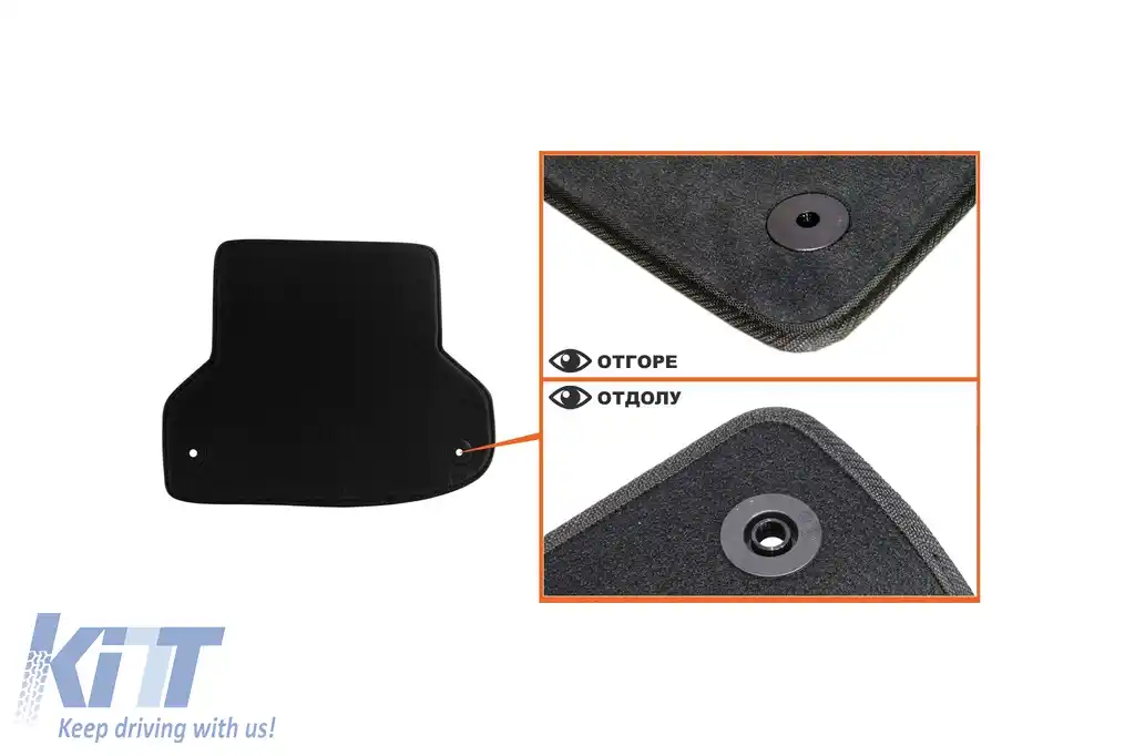 Mochete textile cu trei straturi, potrivite pentru Audi A3 cu 3 uși, Sportback, S3 2003-2013, set de 4 bucăți, negru-image-6242488