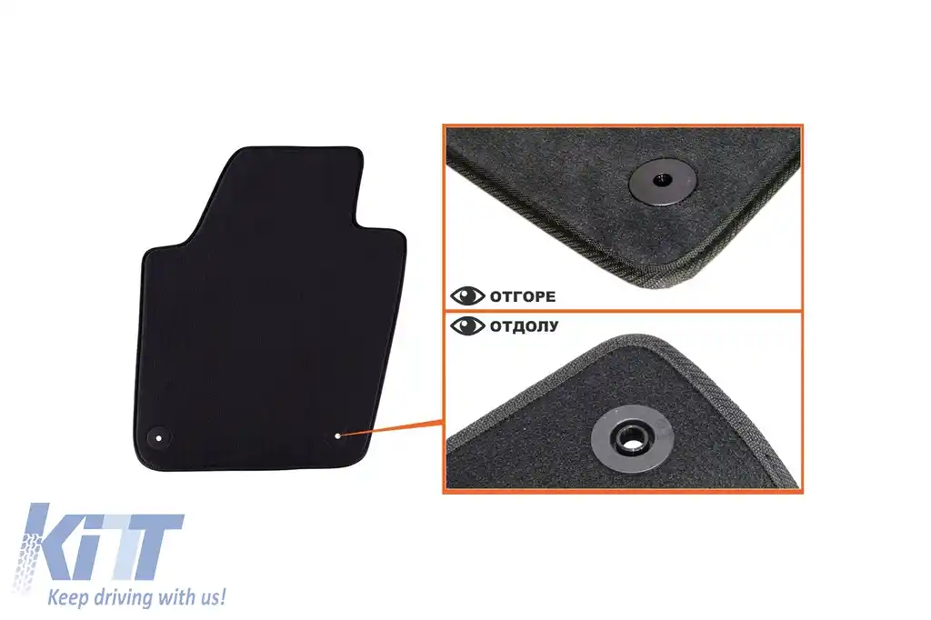 Mochete textile cu trei straturi, potrivite pentru VW Polo, Cross Polo 2009-2017, set de 4 bucăți, negru-image-6242863