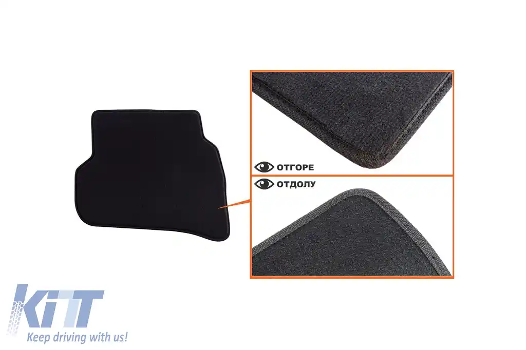 Mochete textile cu trei straturi, potrivite pentru VW Polo, Cross Polo 2009-2017, set de 4 bucăți, negru-image-6242866