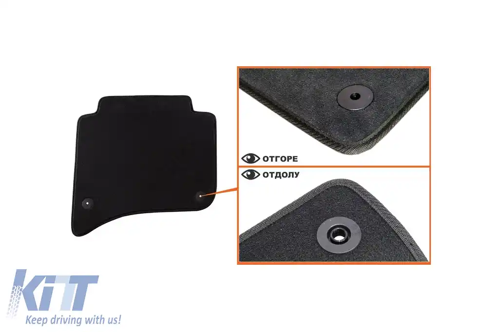 Mochete textile cu trei straturi, potrivite pentru VW Touareg, Porsche Cayenne 2010-2018, set de 4 bucăți, negru-image-6242876