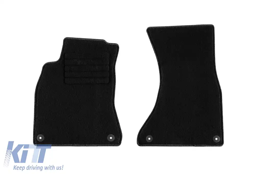 Mochete textile de la Rigum potrivite pentru Audi A5 2008-2018, set de 4 bucăți, negru-image-6244522