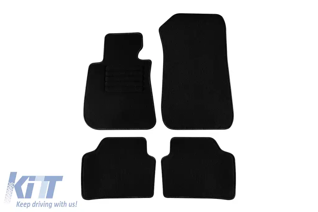 Mochete textile de la Rigum potrivite pentru BMW 3 series E90, E91 2005-2012, set de 4 bucăți, negru