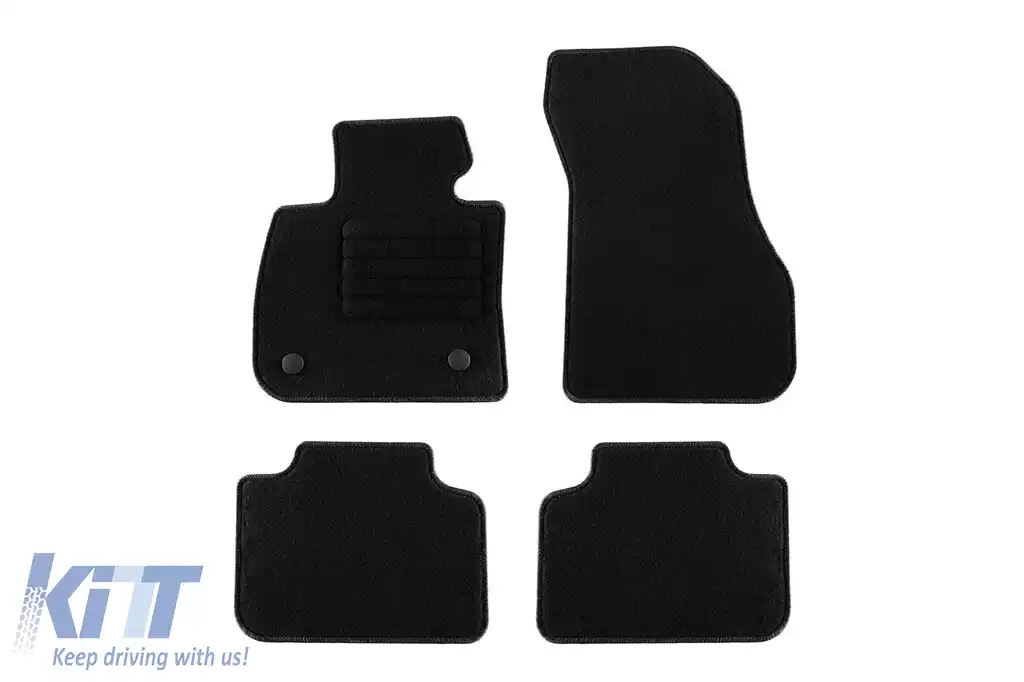 Mochete textile de la Rigum potrivite pentru BMW Seria 2 Active Tourer după 2015, set de 4 bucăți, negru