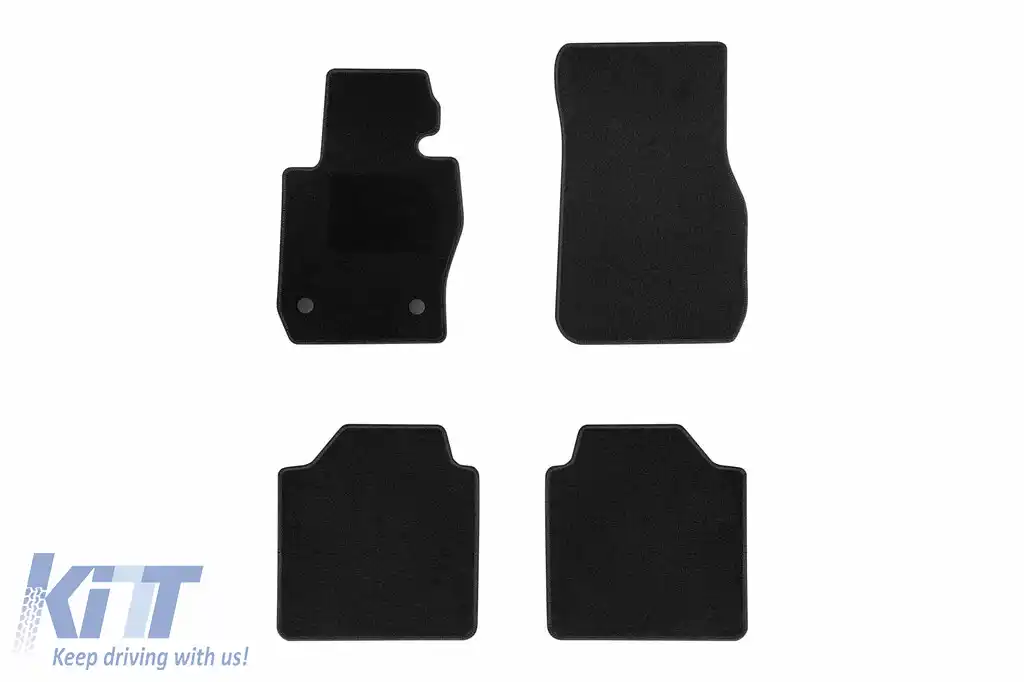 Mochete textile de la Rigum potrivite pentru BMW 3 series GT F34 2013-2016, set de 4 bucăți, negru