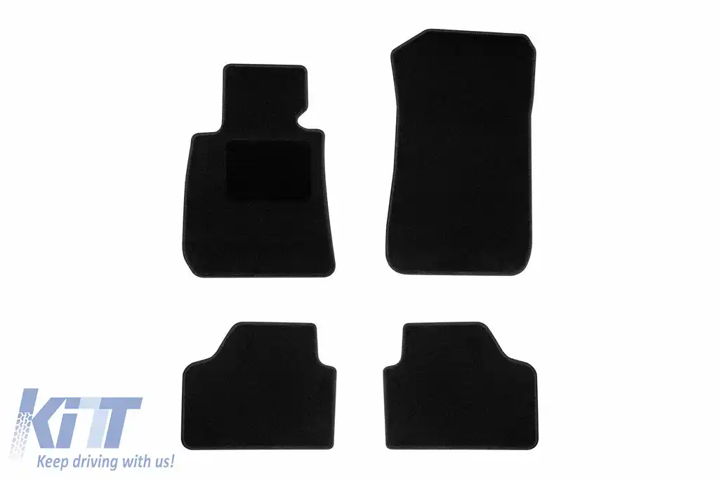 Mochete textile de la Rigum potrivite pentru BMW X1 E84 2009-2015, set de 4 bucăți, negru