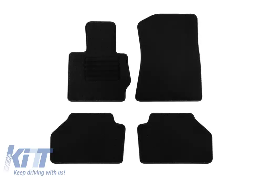 Mochete textile de la Rigum potrivite pentru BMW X3 F25 2011-2018, set de 4 bucăți, negru