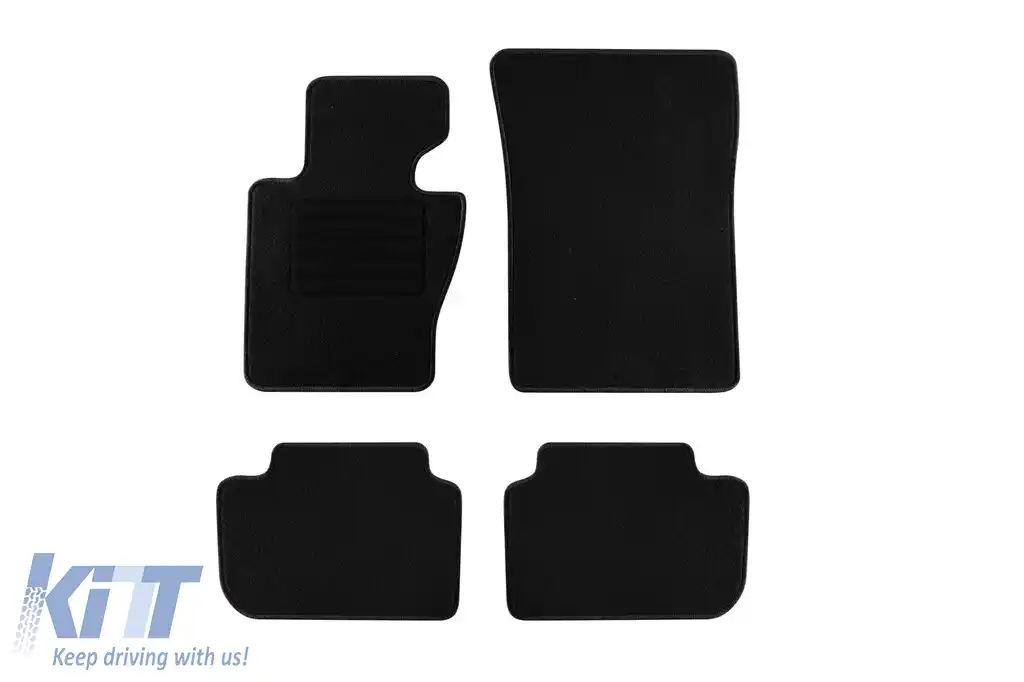 Mochete textile de la Rigum potrivite pentru BMW X3 E83 2003-2011, set de 4 bucăți, negru