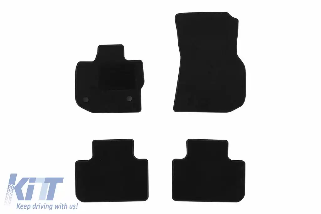 Mochete textile de la Rigum potrivite pentru BMW X3 G01 după 2018, set de 4 bucăți, negru
