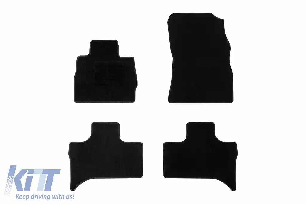 Mochete textile de la Rigum potrivite pentru BMW X5 E53 1999-2007, set de 4 bucăți, negru