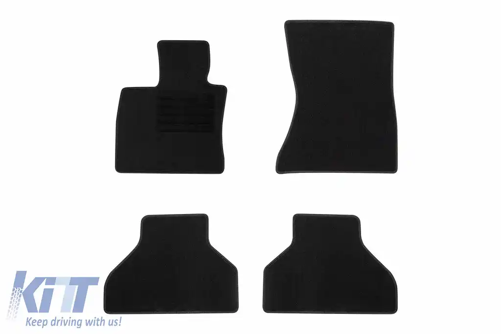 Mochete textile de la Rigum potrivite pentru BMW X5 E70 2007-2013, set de 4 bucăți, negru