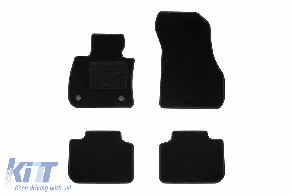 Mochete textile de la Rigum potrivite pentru BMW X1 F48 după 2015, set de 4 bucăți, negru