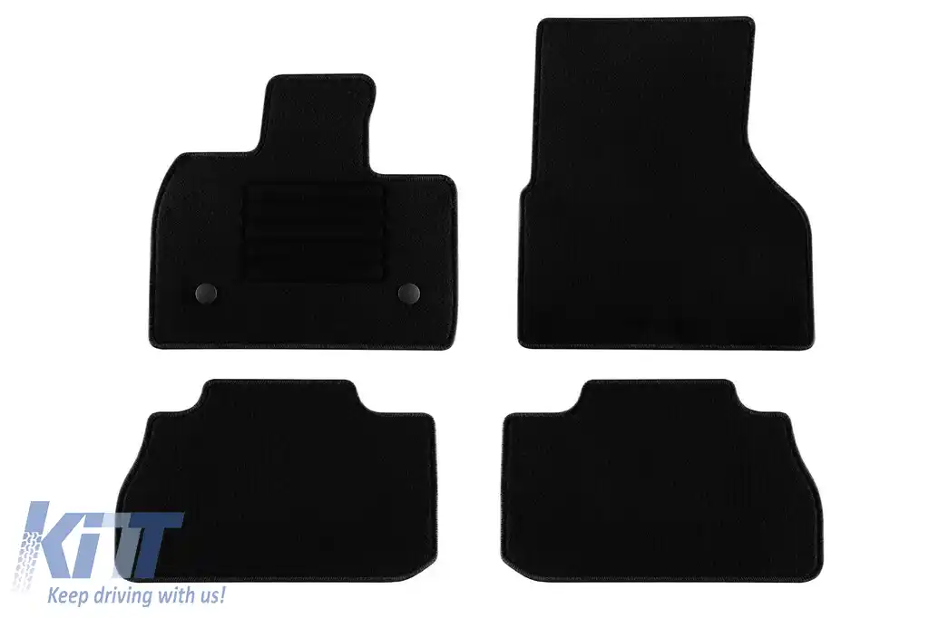Mochete textile de la Rigum potrivite pentru BMW iX după 2021, set de 4 bucăți, negru