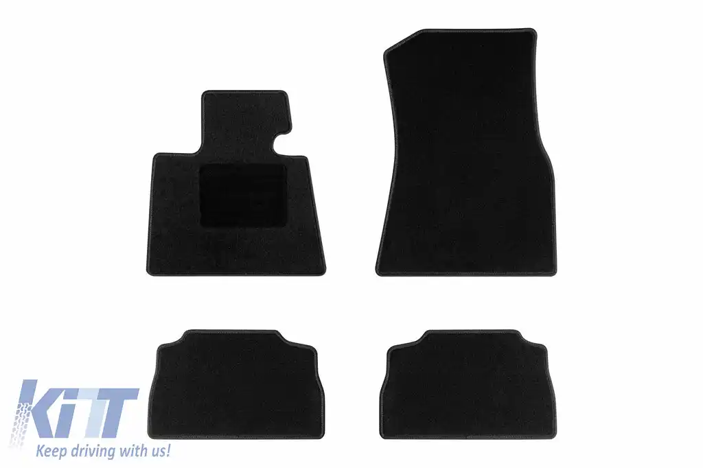 Mochete textile de la Rigum potrivite pentru BMW X6 G06 după 2019, set de 4 bucăți, negru