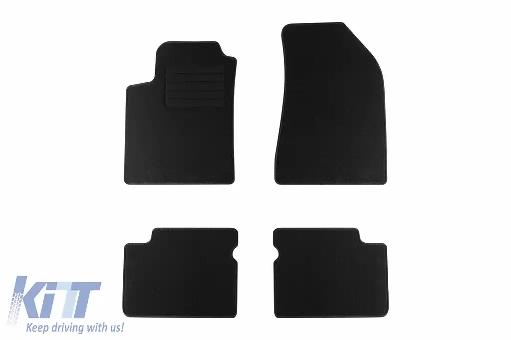 Mochete textile de la Rigum potrivite pentru Fiat Bravo 2007-2014, set de 4 bucăți, negru