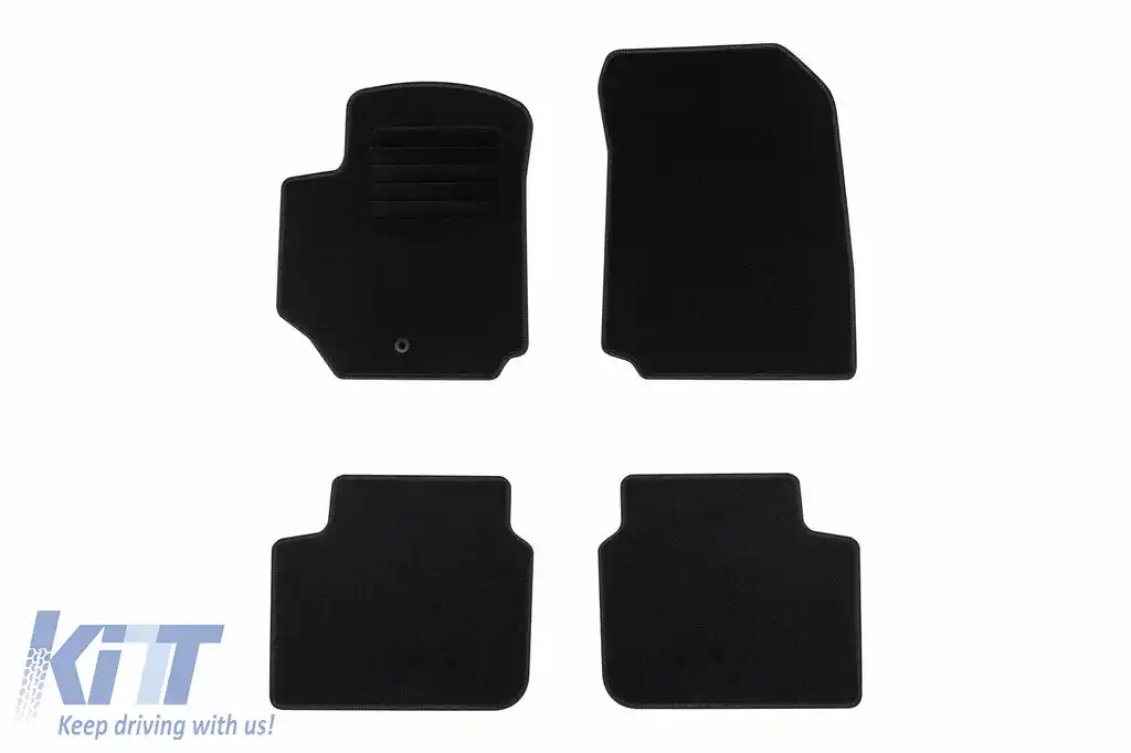 Mochete textile de la Rigum potrivite pentru Fiat Croma 2005-2011, set de 4 bucăți, negru