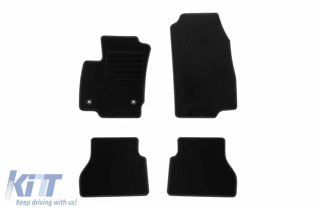 Mochete textile de la Rigum potrivite pentru Ford B-max 2012-2015, set de 4 bucăți, negru