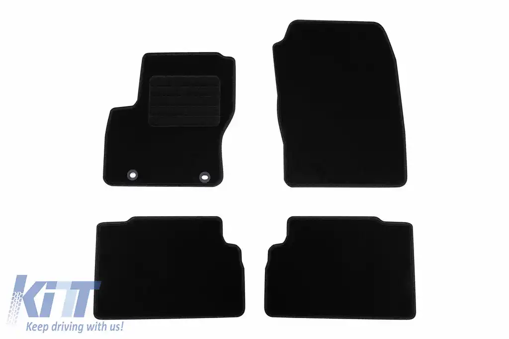 Mochete textile de la Rigum potrivite pentru Ford C-Max 2011-2012, set de 4 bucăți, negru