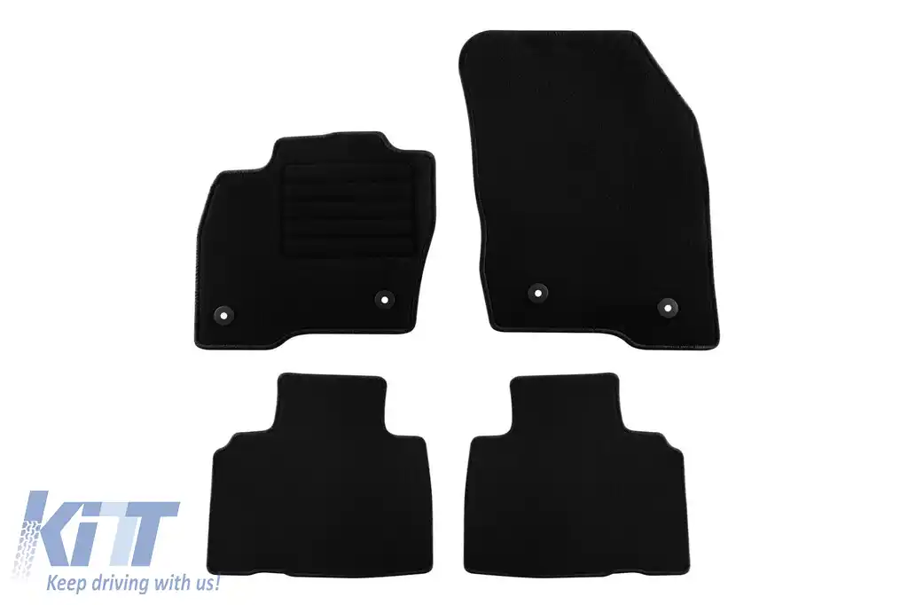 Mochete textile de la Rigum potrivite pentru Ford Edge după 2016, set de 4 bucăți, negru