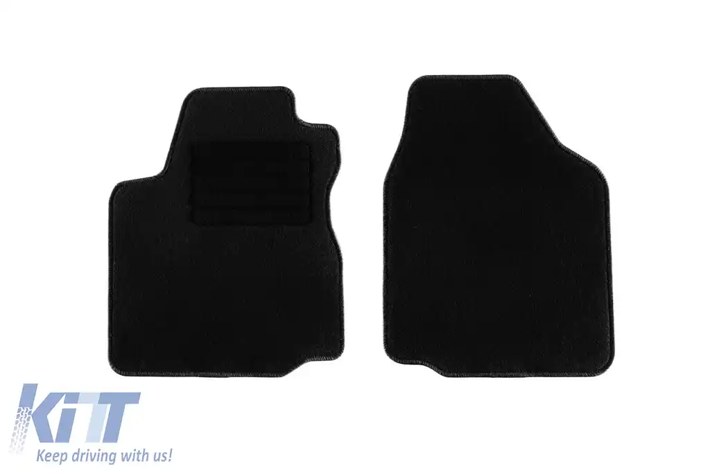 Mochete textile de la Rigum potrivite pentru Ford Fiesta 1995-1997, Mazda 121 1996-2003, set de 4 bucăți, negru-image-6245174
