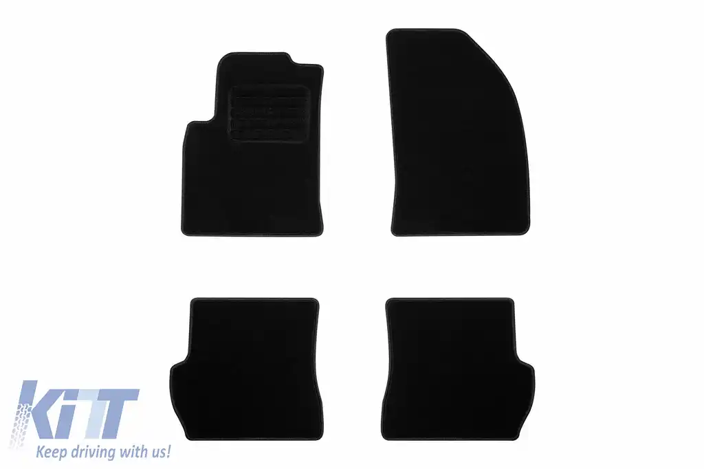 Mochete textile de la Rigum potrivite pentru Ford Fusion 2006-2008, set de 4 bucăți, negru