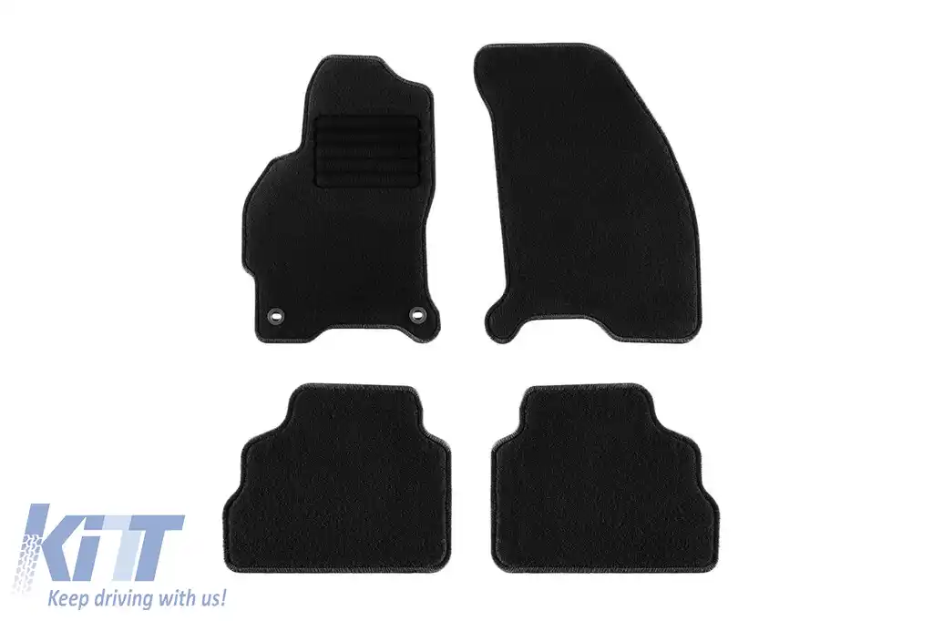Mochete textile de la Rigum potrivite pentru Ford Mondeo 1993-1996, set de 4 bucăți, negru