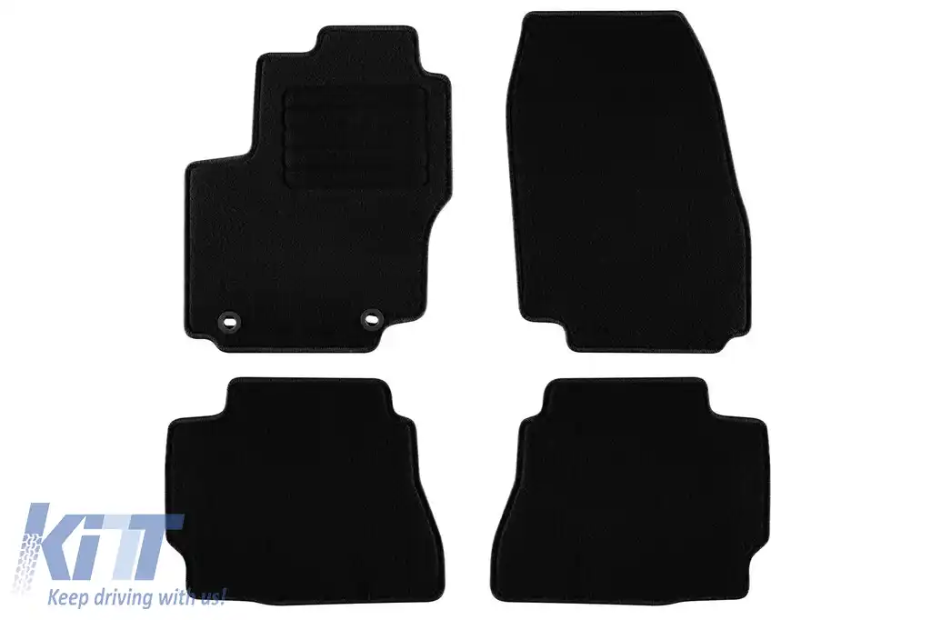 Mochete textile de la Rigum potrivite pentru Ford Mondeo 2007-2013, set de 4 bucăți, negru