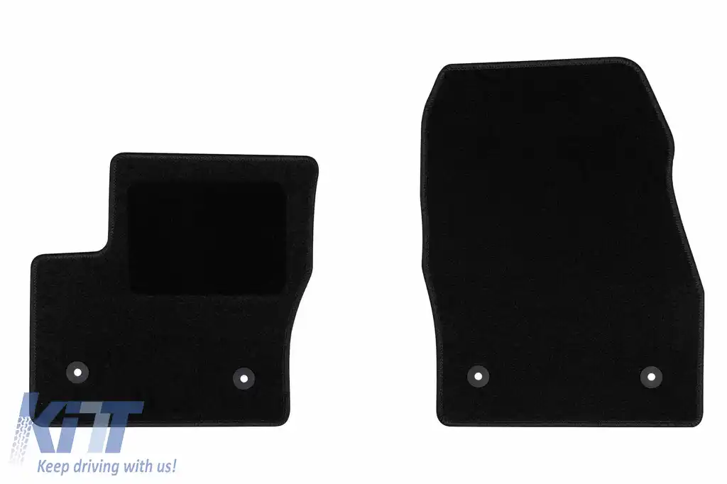 Mochete textile de la Rigum potrivite pentru Ford Tourneo Connect, Transit Connect după 2014, cu 2 locuri, set de 2 bucăți, negru