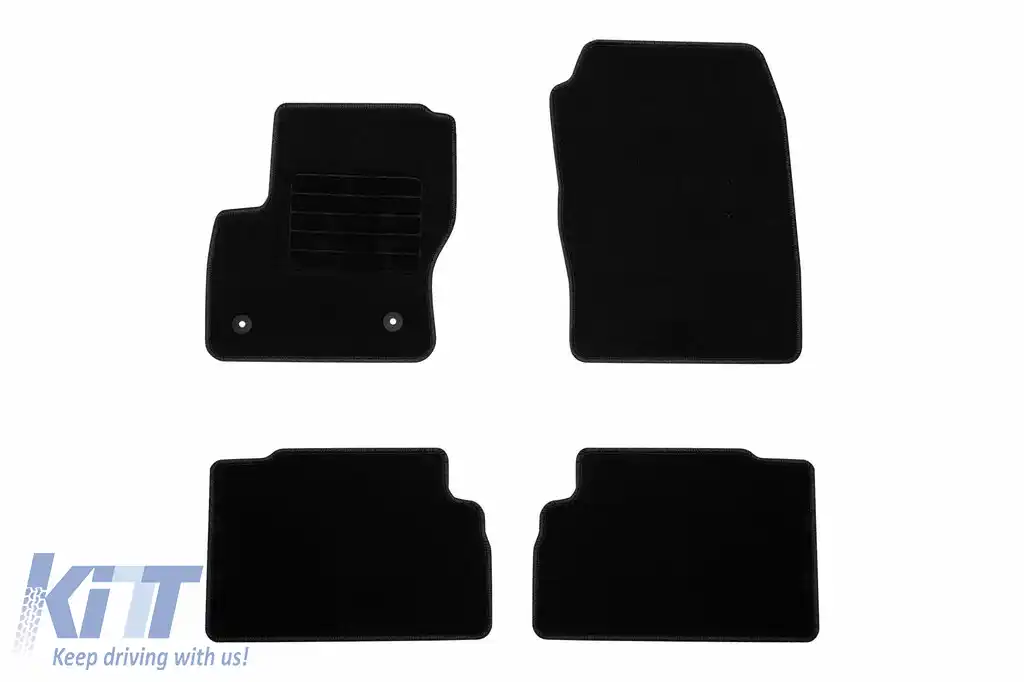 Mochete textile de la Rigum potrivite pentru Ford C-Max 2012-2015, set de 4 bucăți, negru