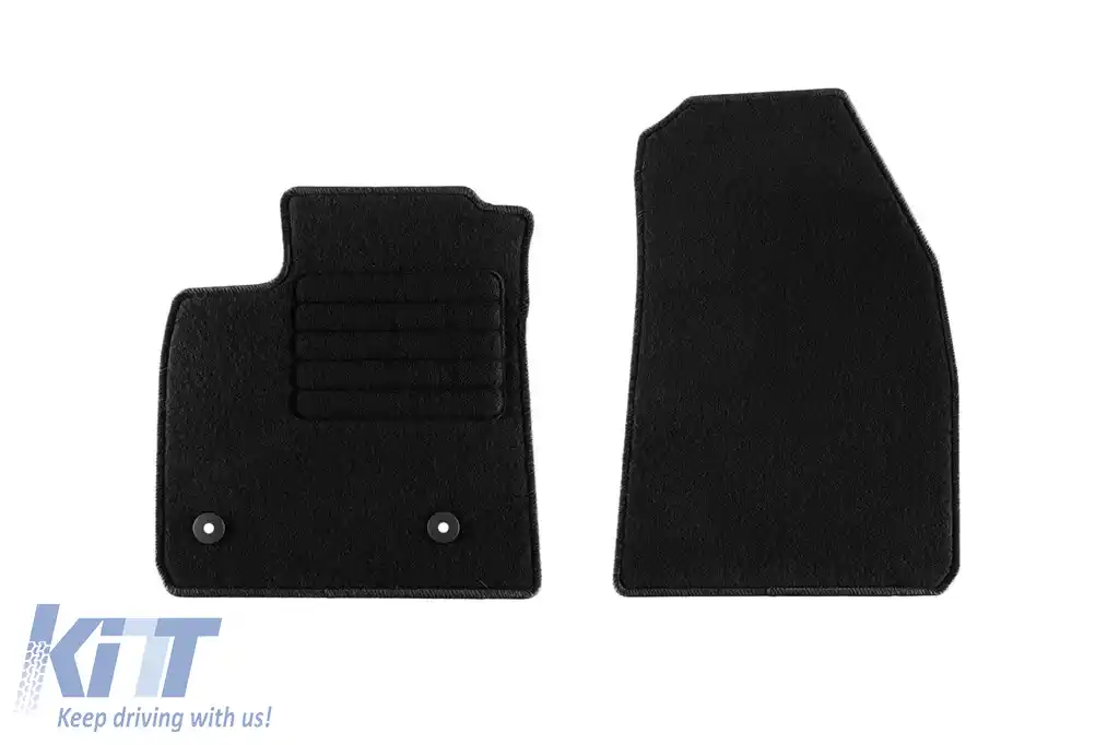 Mochete textile de la Rigum potrivite pentru Ford Tourneo Courier după 2014, cu 2 locuri, set de 2 bucăți, negru
