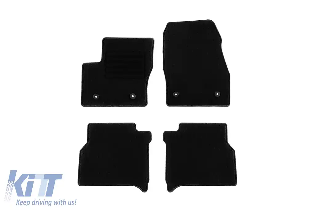 Mochete textile de la Rigum potrivite pentru Ford Transit Connect după 2019, cu 5 locuri, set de 4 bucăți, negru