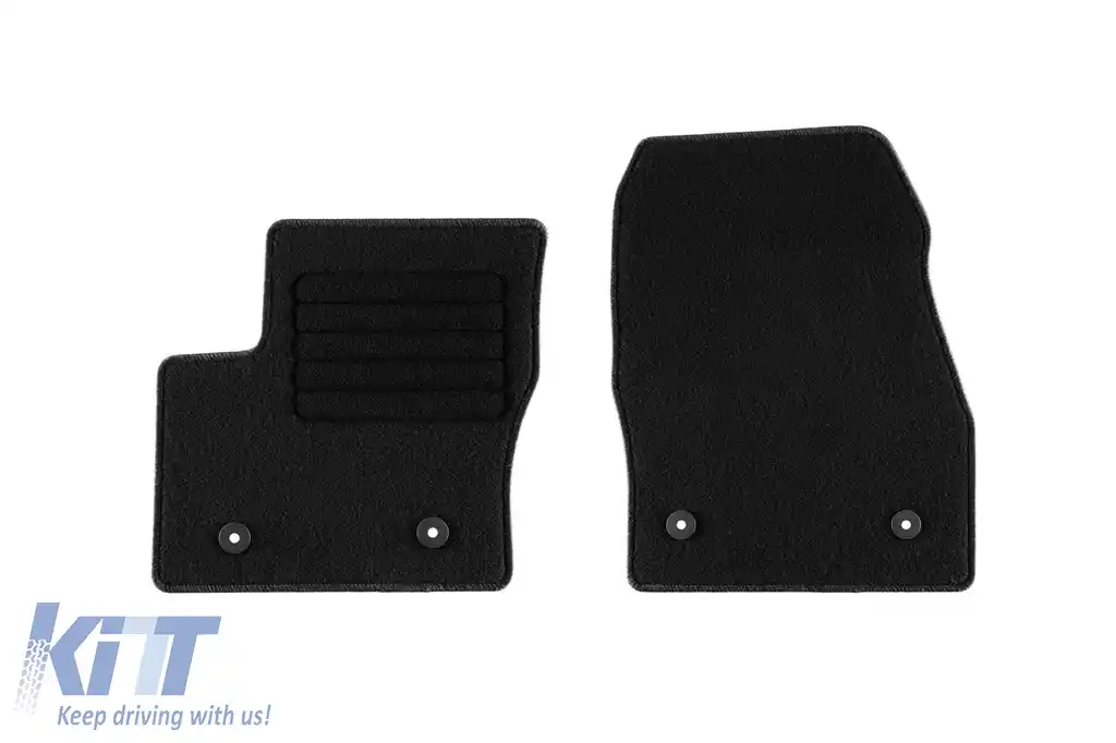 Mochete textile de la Rigum potrivite pentru Ford Transit Connect după 2019, cu 2 locuri, set de 2 bucăți, negru