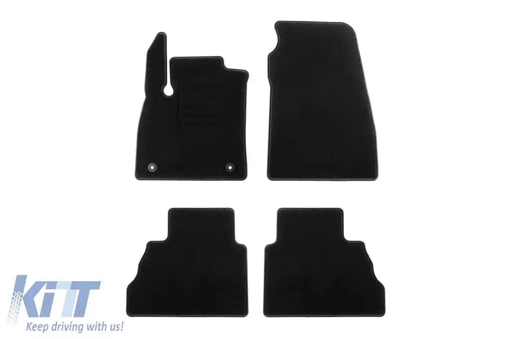 Mochete textile de la Rigum potrivite pentru Ford Tourneo Courier după 2024, 5 locuri, set de 4 bucăți, negru