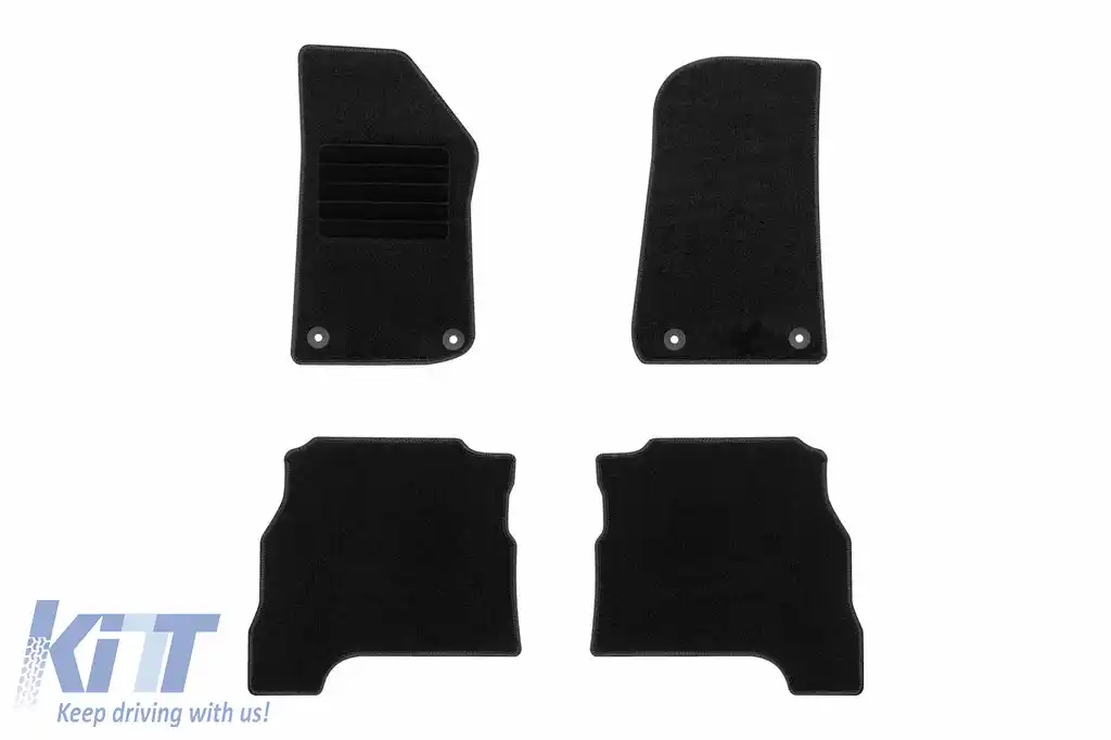Mochete textile de la Rigum potrivite pentru Jeep Gladiator după 2020, set de 4 bucăți, negru