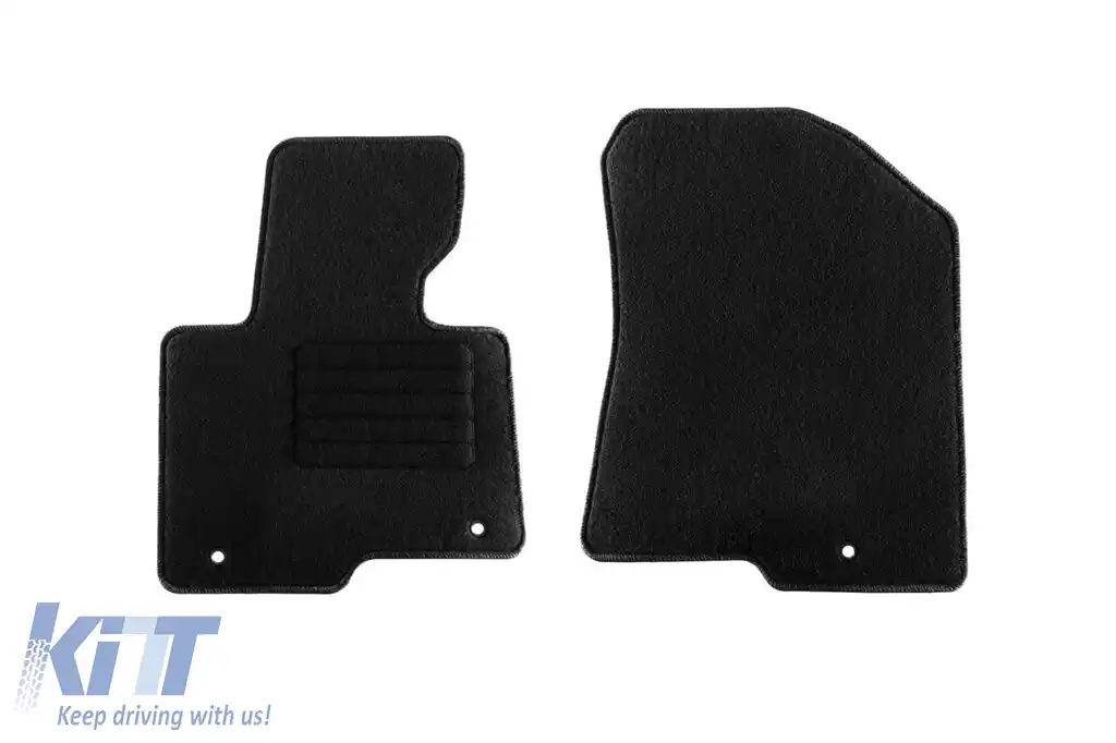 Mochete textile de la Rigum potrivite pentru Kia Carens după 2013, cu 7 locuri, set de 5 bucăți, negru-image-6245625