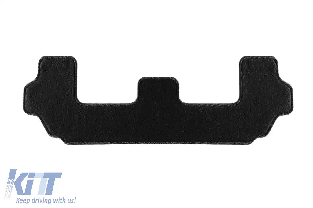 Mochete textile de la Rigum potrivite pentru Kia Carens după 2013, cu 7 locuri, set de 5 bucăți, negru-image-6245627