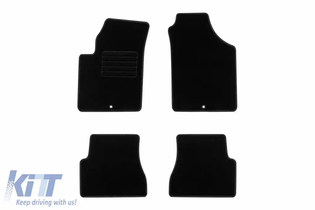 Mochete textile de la Rigum potrivite pentru KIA Picanto 2004-2011, set de 4 bucăți, negru