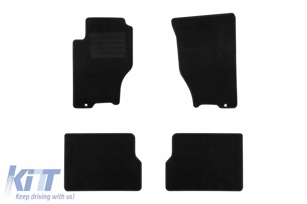 Mochete textile de la Rigum potrivite pentru KIA Sorento 2003-2009, set de 4 bucăți, negru