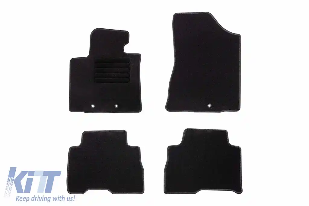 Mochete textile de la Rigum potrivite pentru KIA Sorento 2013-2015, set de 4 bucăți, negru