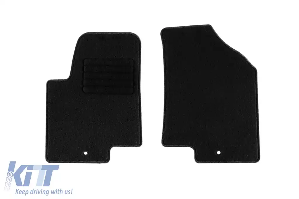 Mochete textile de la Rigum potrivite pentru Kia Soul 2009-2010, set de 4 bucăți, negru-image-6245725
