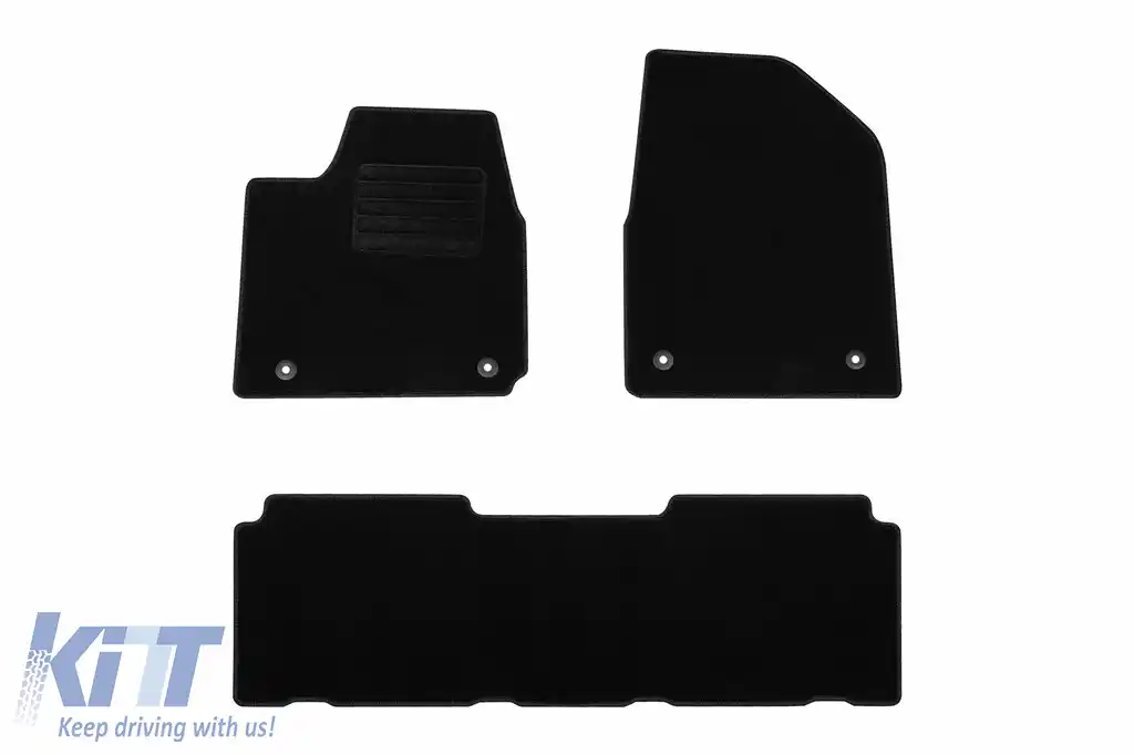 Mochete textile de la Rigum potrivite pentru KIA Ev6 după 2021, set de 4 bucăți, negru