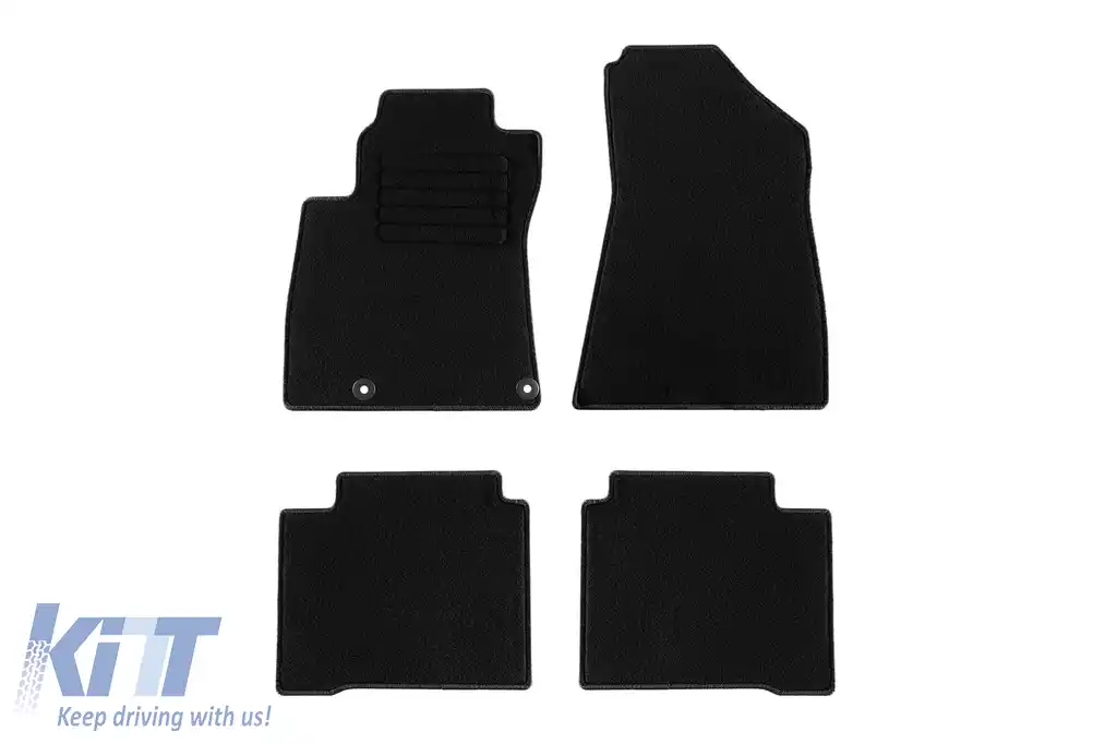 Mochete textile de la Rigum potrivite pentru Kia Niro HEV după 2022, set de 4 bucăți, negru
