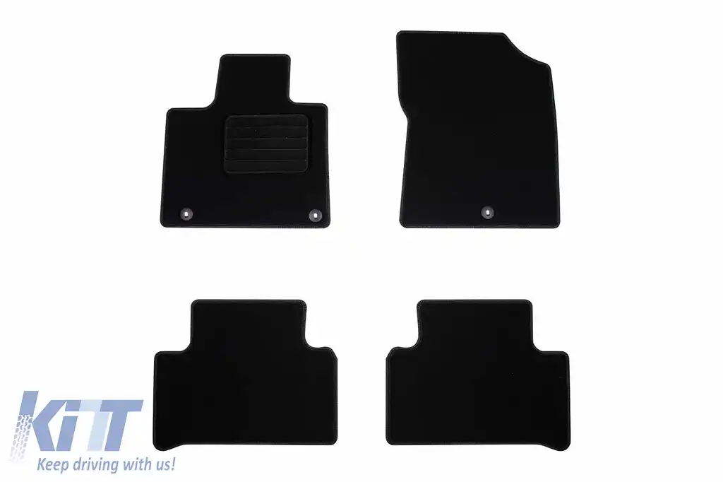 Mochete textile de la Rigum potrivite pentru KIA Sorento după 2020, set de 4 bucăți, negru