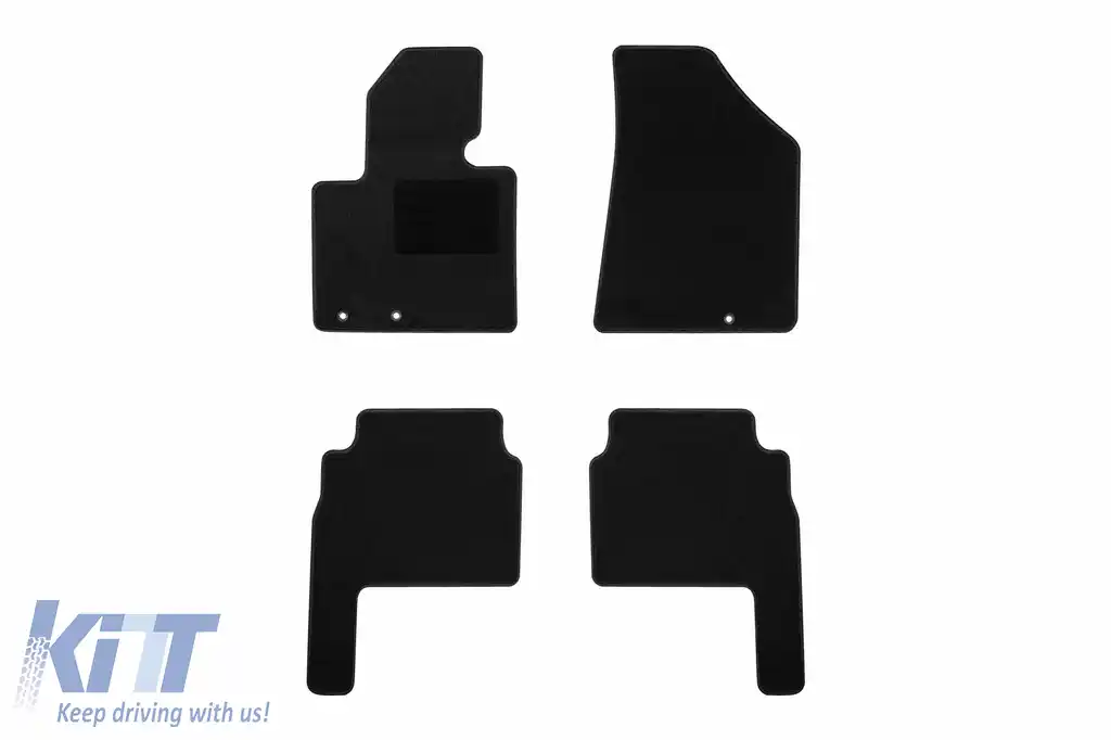 Mochete textile de la Rigum potrivite pentru KIA Sorento 2009-2013 5m, set de 4 piese, negru