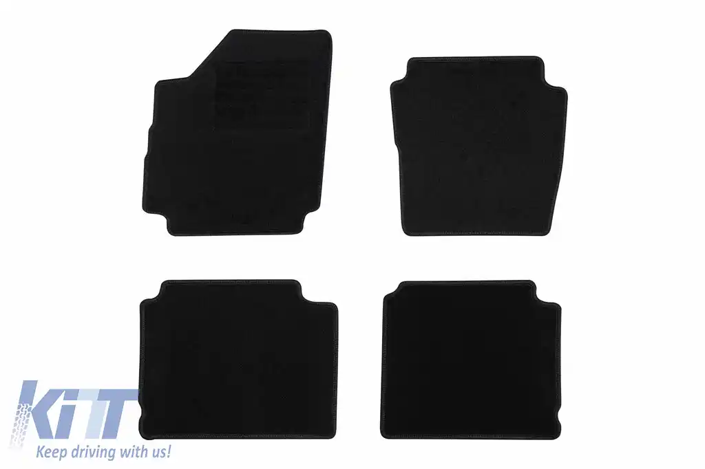 Mochete textile de la Rigum potrivite pentru Lada Niva 1993-1999, set de 4 bucăți, negru