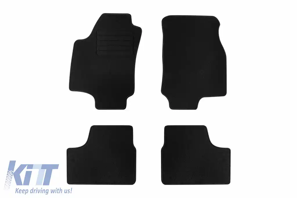 Mochete textile de la Rigum potrivite pentru Opel Astra G 1998-2004, set de 4 bucăți, negru