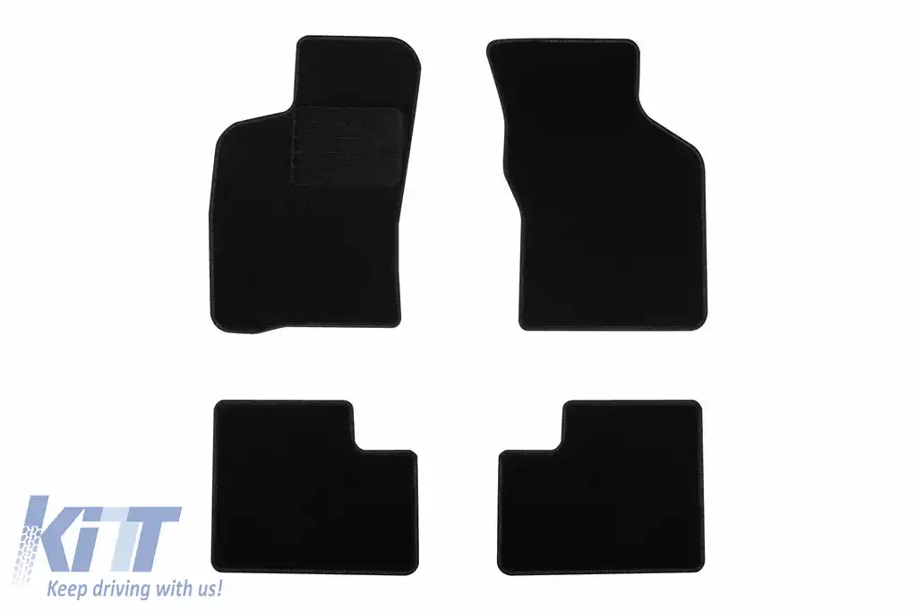 Mochete textile de la Rigum potrivite pentru Opel Vectra A 1988-1995, set de 4 bucăți, negru