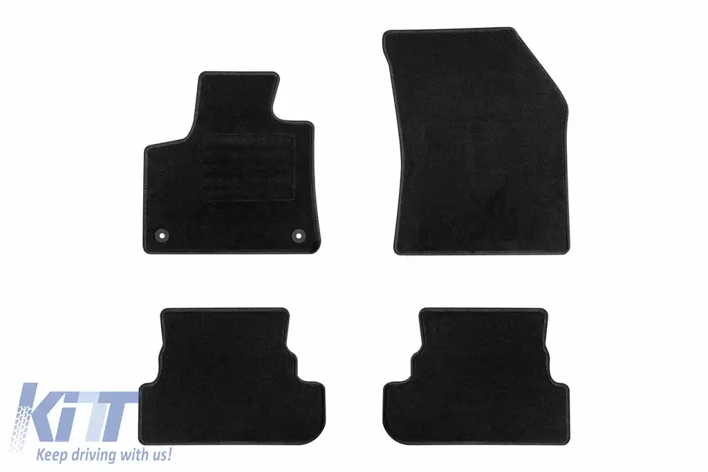 Mochete textile de la Rigum potrivite pentru Opel Grandland X Phev după 2019, set de 4 bucăți, negru