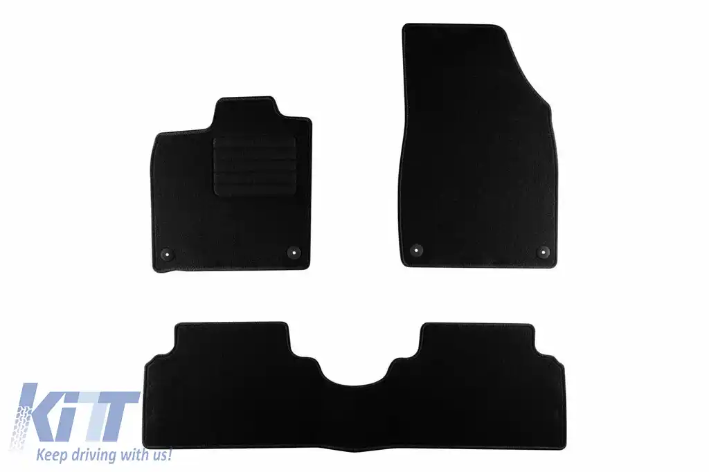Mochete textile de la Rigum potrivite pentru Seat Cupra Born după 2022, set de 4 bucăți, negru