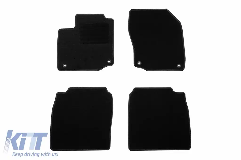 Mochete textile de la Rigum potrivite pentru Honda Civic Hatchback diesel 2012-2017, set de 4 bucăți, negru