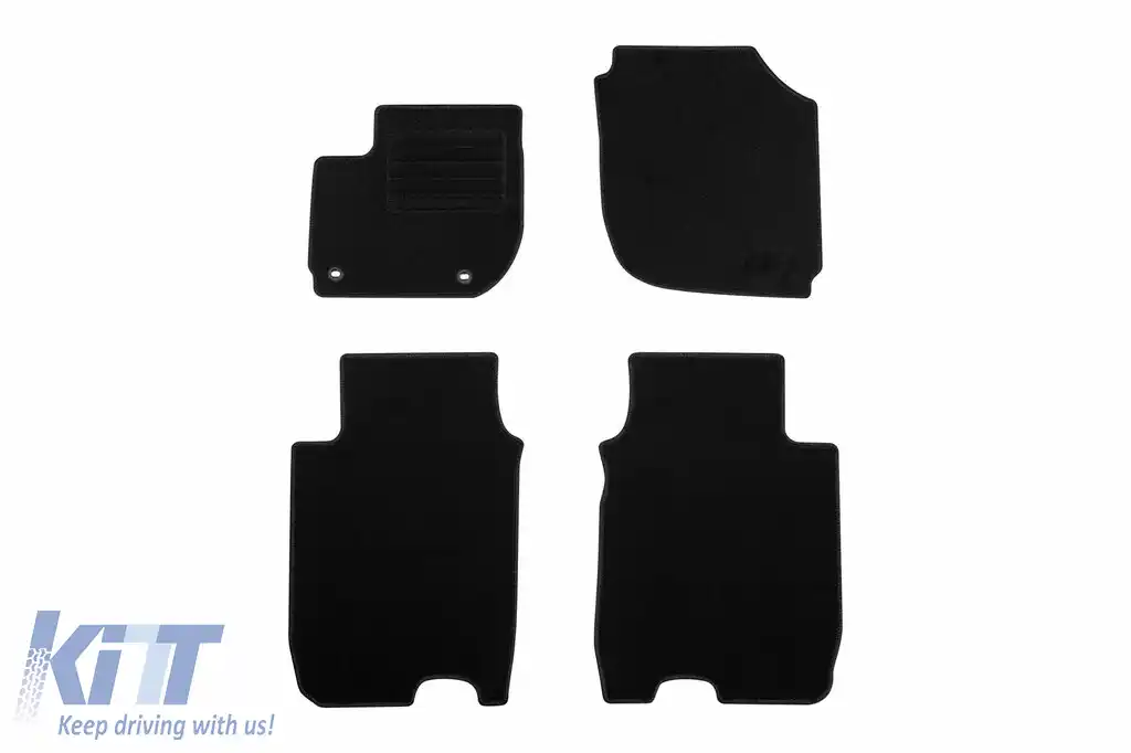 Mochete textile de la Rigum potrivite pentru Honda HR-V 2014-2021, set de 4 bucăți, negru